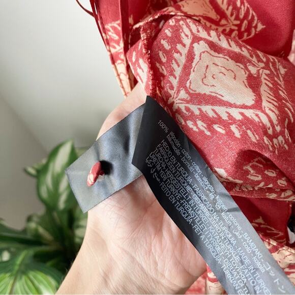 Zara Printed Cotton Jumpsuit - Picture 8 of 14